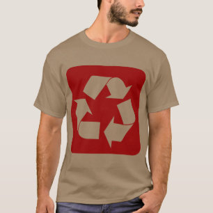 Recycling-teken - Robijn T-shirt