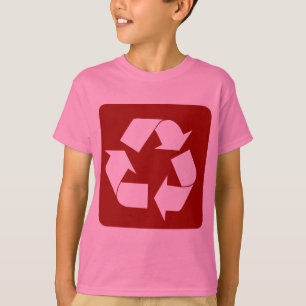 Recycling-teken - Robijn T-shirt