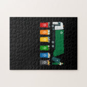 Recycling Trash Truck Legpuzzel (Horizontaal)