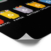 Recycling Truck Kinder Garbage Truck Poster (Hoek)