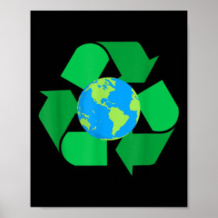 Recycling van het milieu van de bescherming van he poster