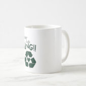 Recycling van mijn ex koffiemok (Voorkant rechts)