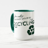 Recycling van mijn ex mok (Voorkant links)