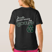 Recycling van mijn ex t-shirt (Achterkant)