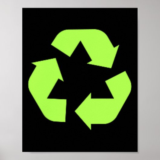 Recycling van milieuduurzaamheid op aarde poster (Voorkant)