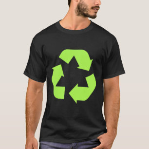 Recycling van milieuduurzaamheid op aarde t-shirt