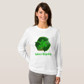Recycling van natuur t-shirt (Voorkant volledig)