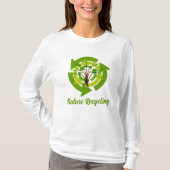 Recycling van natuur t-shirt (Voorkant)