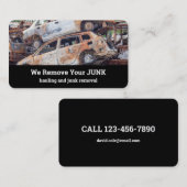 Recycling van ongewenste automatische verwijdering visitekaartje (Voorkant / Achterkant)