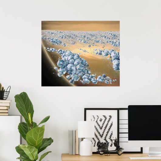 Recycling van Saturnus Poster (Thuiskantoor)