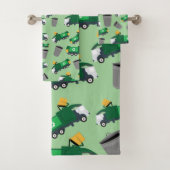 Recycling van vuilniswagen bad handdoek (Insitu)