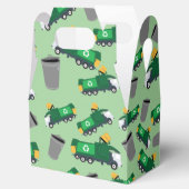 Recycling van vuilniswagen bedankdoosjes (Geopend)