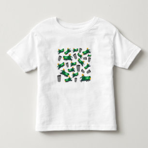 Recycling van vuilniswagen kinder shirts