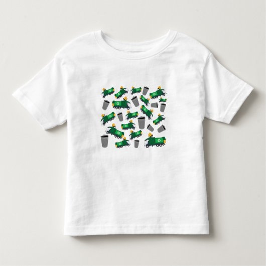 Recycling van vuilniswagen kinder shirts (Voorkant)