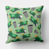 Recycling van vuilniswagen kussen (Achterkant)