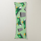 Recycling van vuilniswagen lichaamskussen (Voorkant Verticaal)