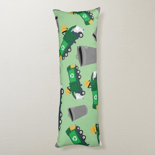 Recycling van vuilniswagen lichaamskussen (Achterkant (Verticaal))