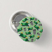 Recycling van vuilniswagen ronde button 3,2 cm (Voorkant /achterkant)