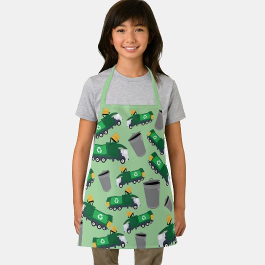 Recycling van vuilniswagen schort (Insitu)