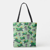 Recycling van vuilniswagen tote bag (Achterkant)