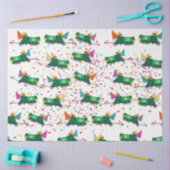 Recycling van vuilniswagens partijpatroon tissuepapier (Craft)