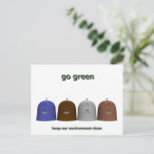 Recycling Vrouwen (zie de juiste) Briefkaart (Staand voorkant)