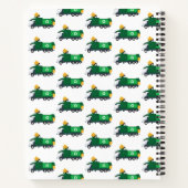 Recycling vuilnis Vrachtwagen Kinder Monogram Scho Notitieboek (Achterkant)