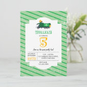 Recycling vuilnisbakpatroon Birthday Kaart (Staand voorkant)