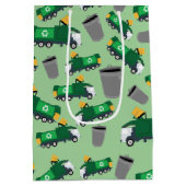 Recycling vuilnisvrachtpatroon medium cadeauzakje (Achterkant)