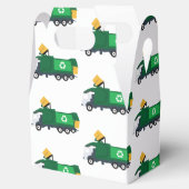 Recycling vuilniswagen bedankdoosjes (Geopend)