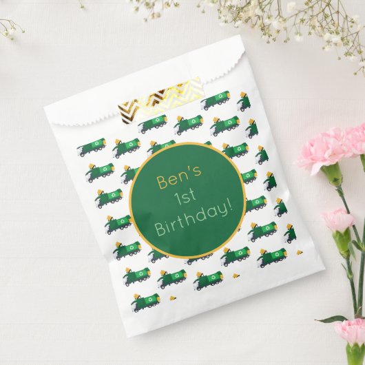 Recycling vuilniswagen bedankzakje (Gezegeld)