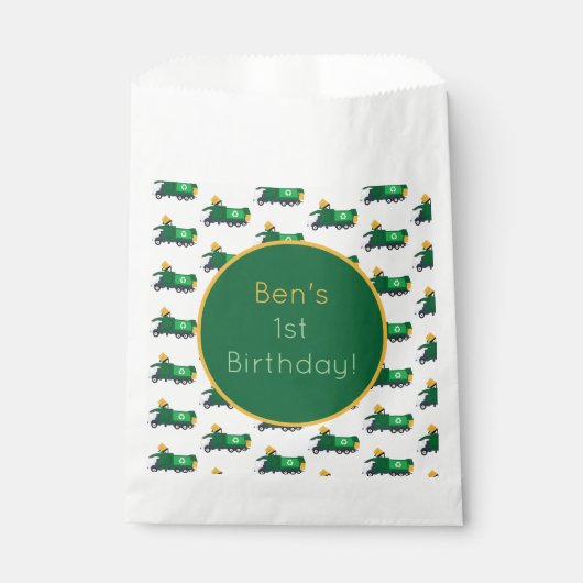 Recycling vuilniswagen bedankzakje (Voorkant)