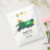 Recycling vuilniswagen Birthday Party Bedankzakje (Gezegeld)
