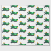 Recycling vuilniswagen cadeaupapier (Vlak)