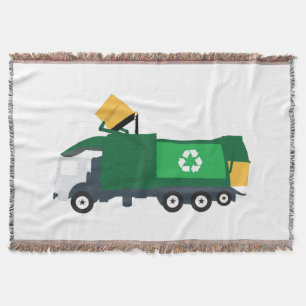 Recycling vuilniswagen deken