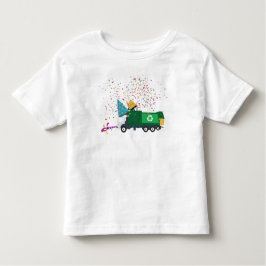 Recycling Vuilniswagen Feest Kinder Shirts