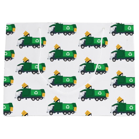 Recycling vuilniswagen groot cadeauzakje (Voorkant)