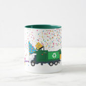 Recycling vuilniswagen mok (Midden)