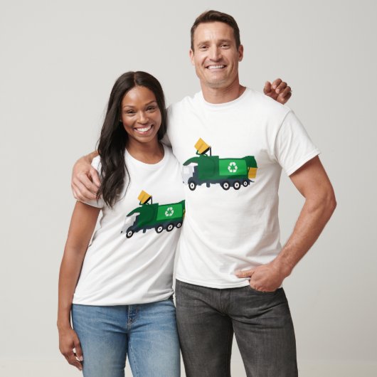 Recycling vuilniswagen t-shirt (Unisex)