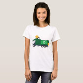 Recycling vuilniswagen t-shirt (Voorkant volledig)