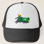 Recycling vuilniswagen trucker pet (Voorkant)