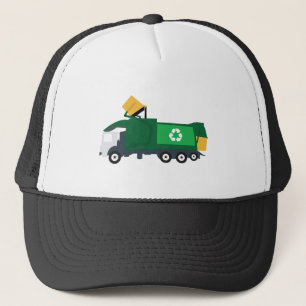 Recycling vuilniswagen trucker pet