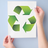 Recyclingbord Flyer (Hand)