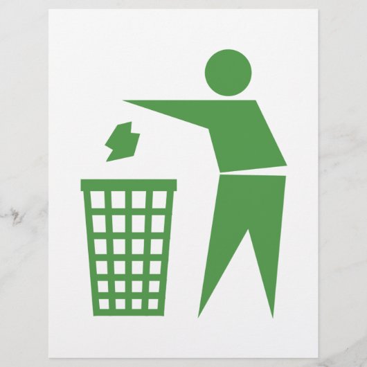 Recyclingbord Flyer (Voorkant)