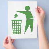 Recyclingbord Flyer (Hand)