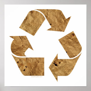 Recyclingbord Poster