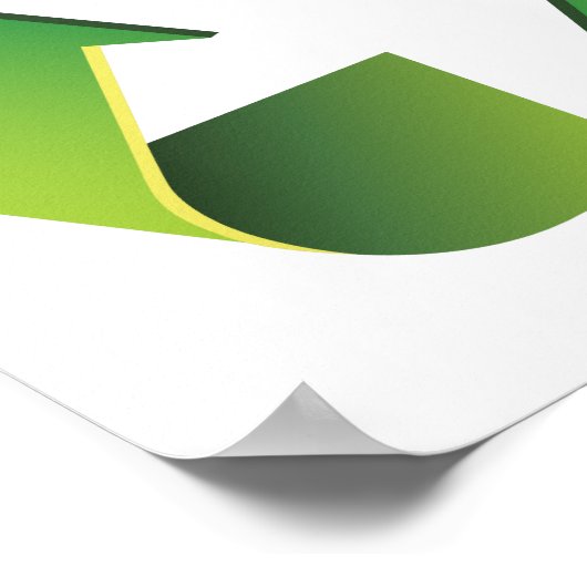Recyclingbord Poster (Hoek)