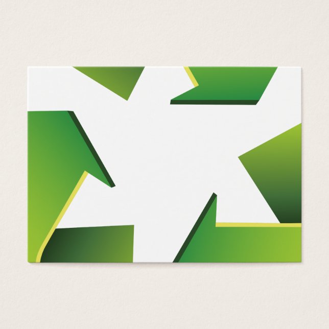 Recyclingbord Visitekaartje (Voorkant)