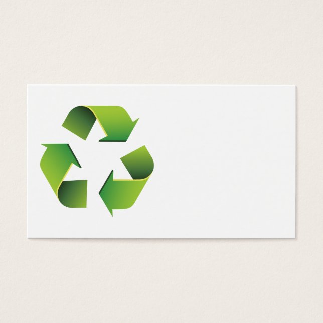 Recyclingbord Visitekaartjes (Voorkant)