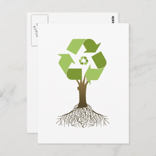 Recyclingstructuur Briefkaart (Voorkant / Achterkant)